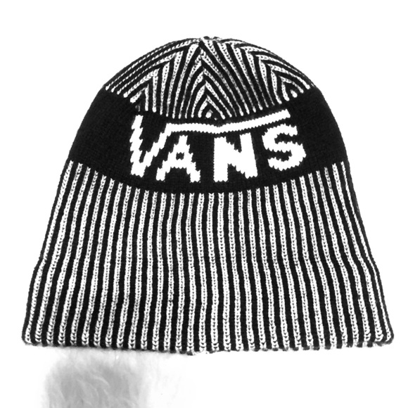 vans white beanie